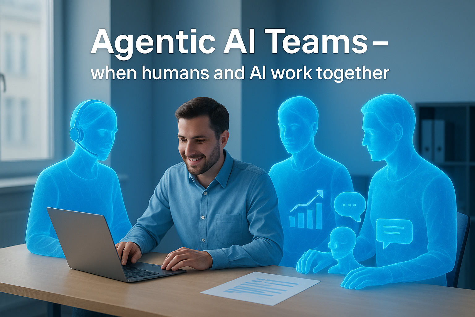 Agentic-AI-Team aus mehreren spezialisierten KI-Agenten